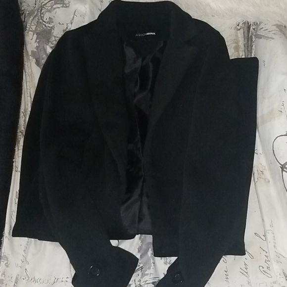 Black fashion nova trench coat - Picture 4 of 6